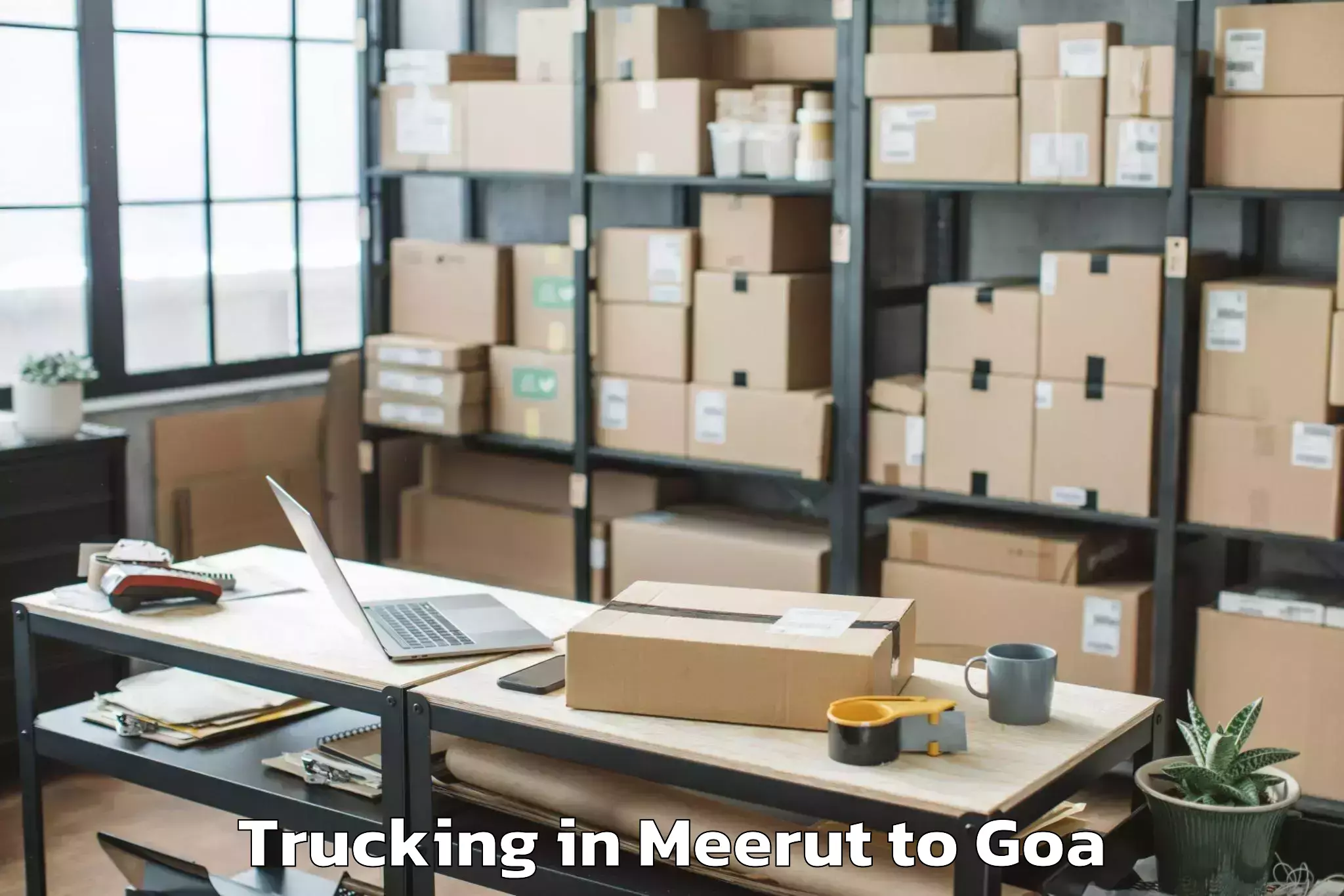 Quality Meerut to Vagator Trucking